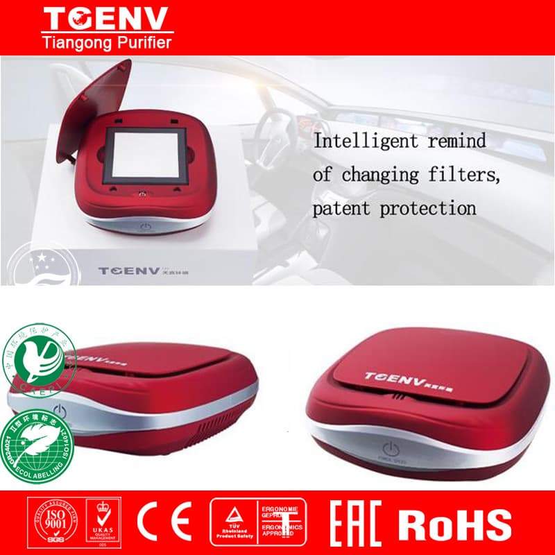 Ionizer Type Portable Top Efficient Air Purifier for Car